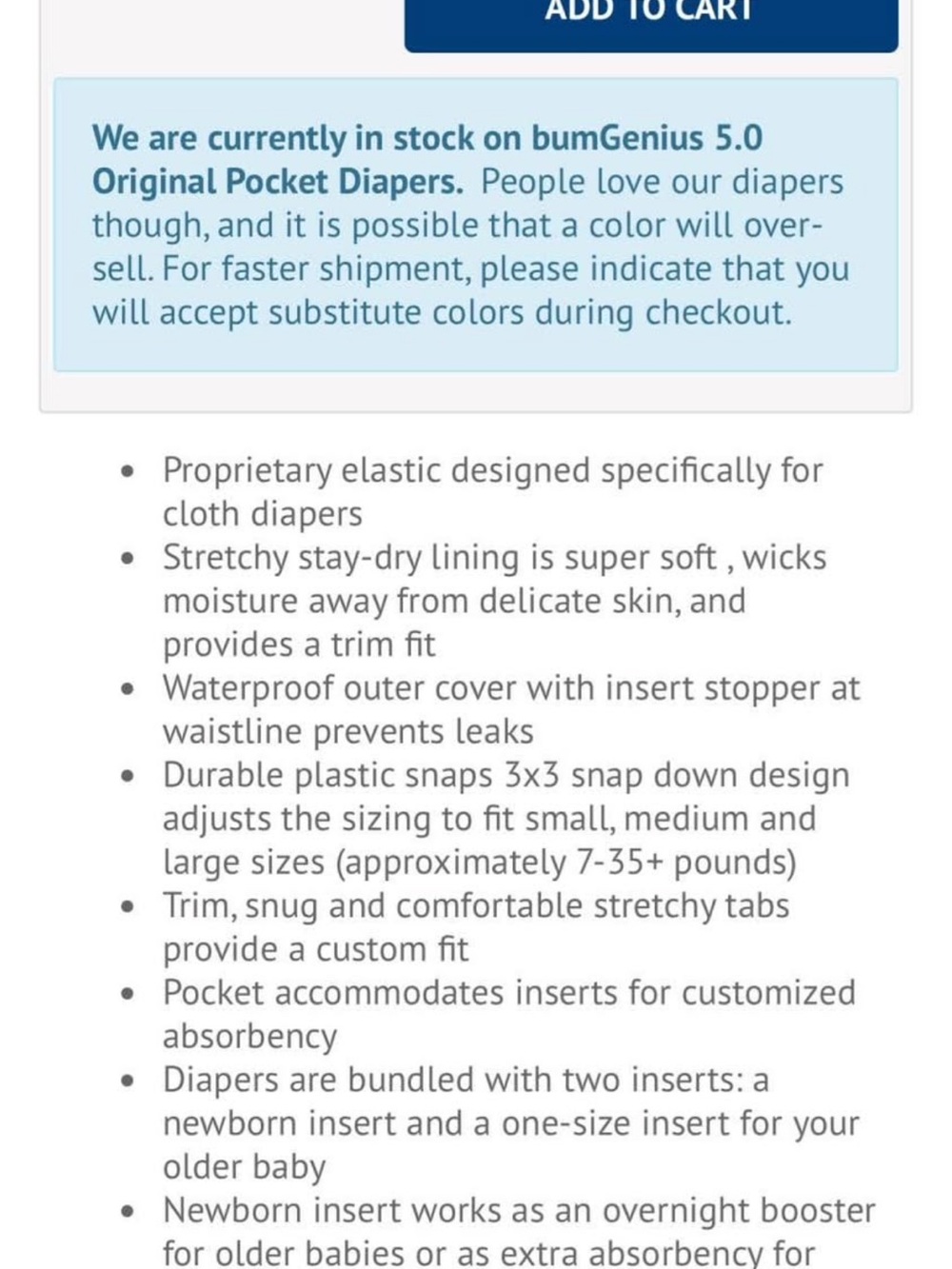bumGenius Freetime™
2.0 All-In-One One-
Size Cloth
Diaper - Picture 10 of 11